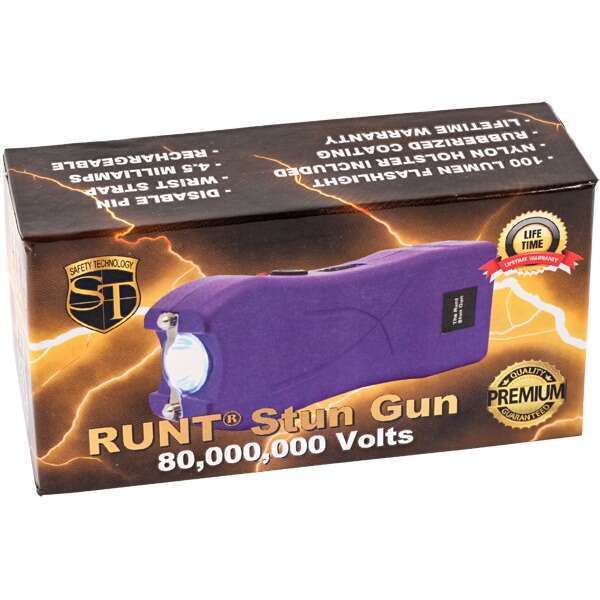 Runt Stun Gun 80 Million Volts | Rechargeable With Flashlight