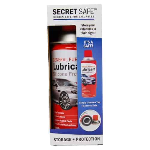 Diversion Safe Lubricant Spray packed