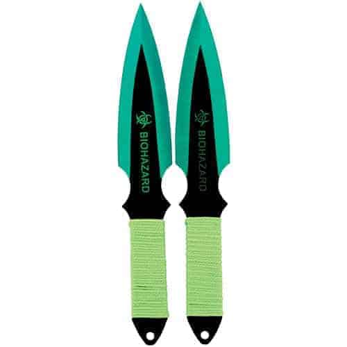 2 piece throwing knives