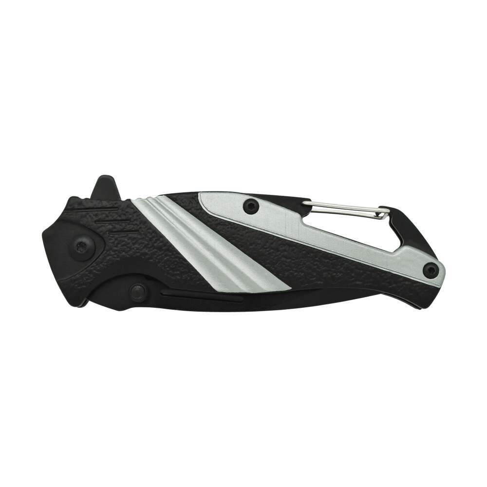 ElitEdge Striped 7″ Tactical Knife White and black