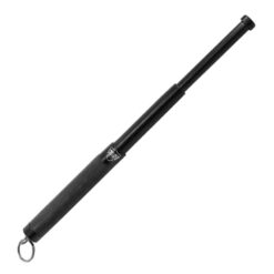 Police-Grade 12" Expandable Steel Baton with Keyring for Ultimate Self-Defense