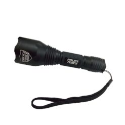 Police Force Tactical L2 LED Flashlight w/Holster