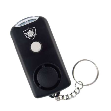 Keychain Alarm 130dB and LED Flashlight