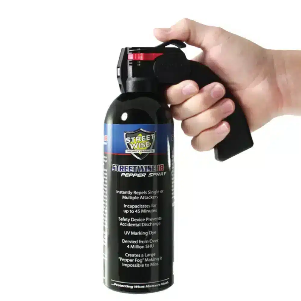 Streetwise 18 Pepper Spray 0.5 oz Safety Lock