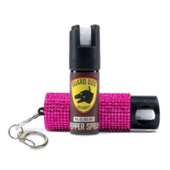 Guard Dog Bling It On Max Strength Keychain Pepper Spray Pink