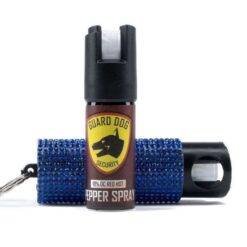 Guard Dog Bling It On Max Strength Keychain Pepper Spray Blue