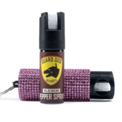Guard Dog Bling It On Max Strength Keychain Pepper Spray Purple