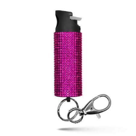 Guard Dog Bling It On Keychain Pepper Spray Pink