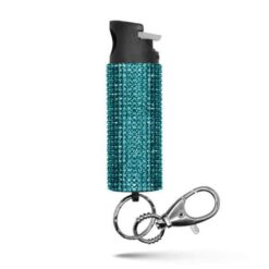 Guard Dog Bling It On Keychain Pepper Spray Teal