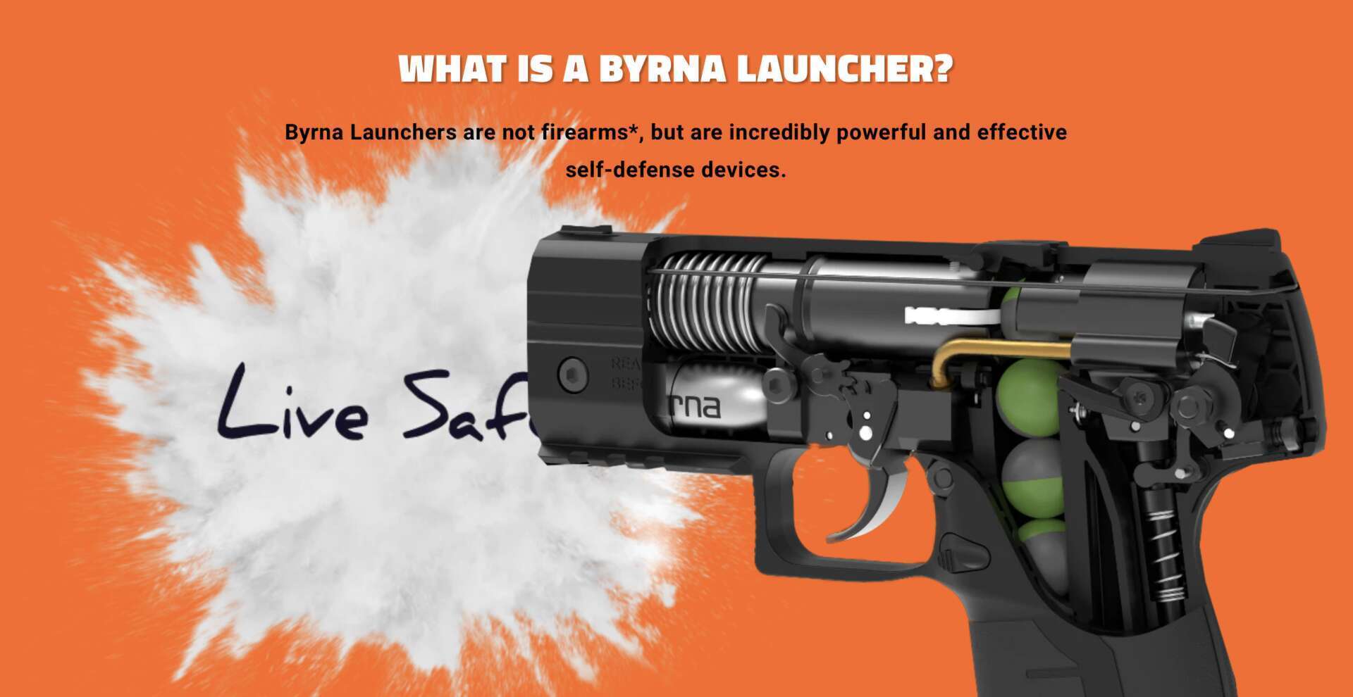 Byrna SD Kinetic Gun - Tan