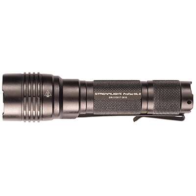 Streamlight Pro Tac H LX 1000 Lumens Flashlight - Black clam