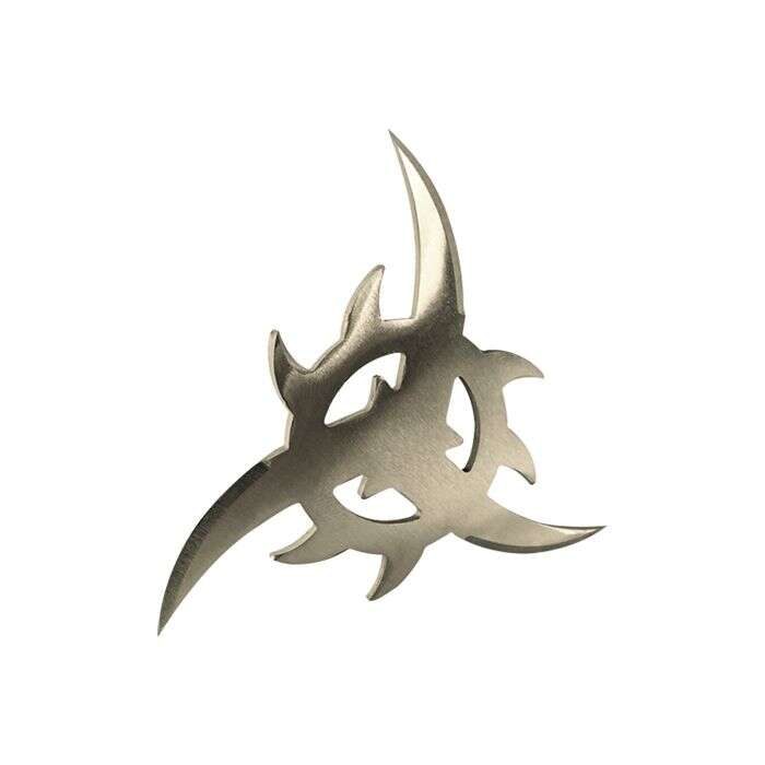 4", 5 Point Stainless Steel Throwing Stars 3 Pcs