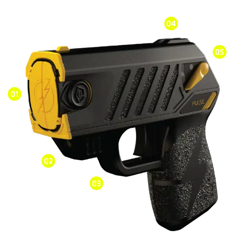 TASER Pulse Subcompact Shooting Stun Gun With Holster And 2 Cartridges - A Blowout Bundle