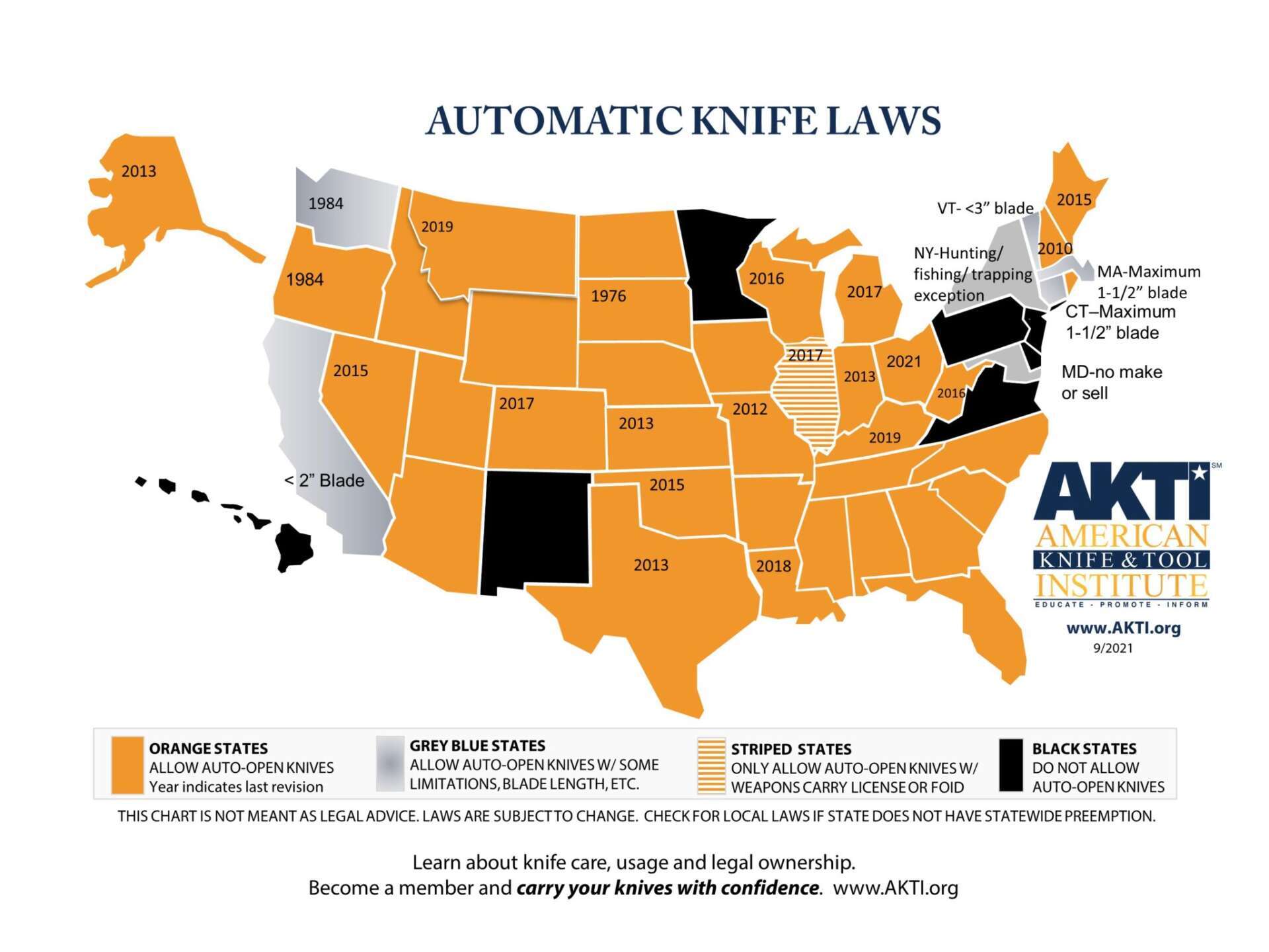 OTF Automatic Laws and Restrictions Map