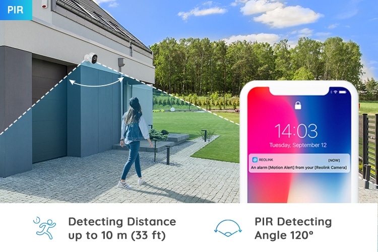 Smart 2K 4MP Wire-Free Camera with Motion Spotlight