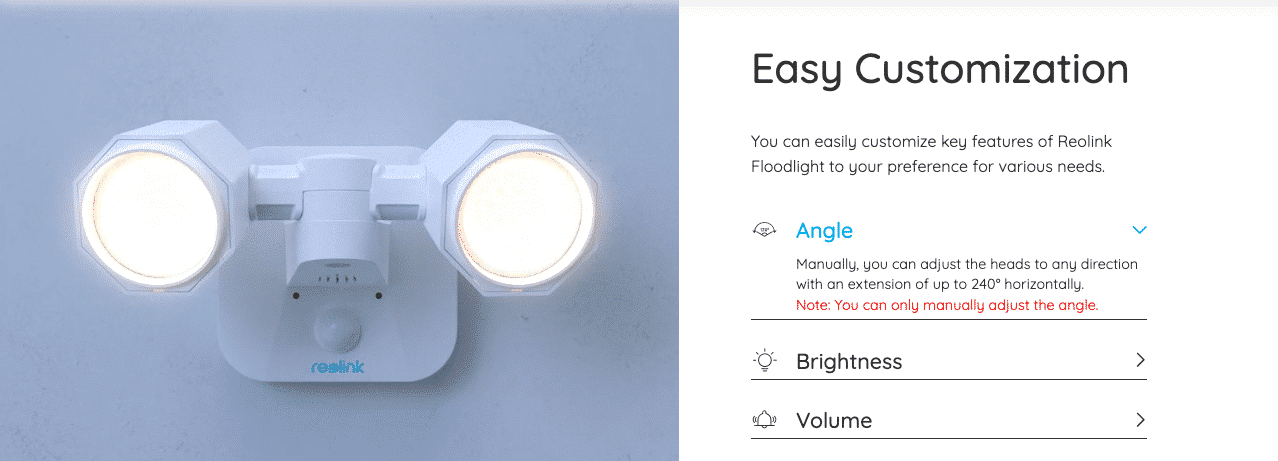 Bright Motion-Activated Security Floodlight for a Smart Home