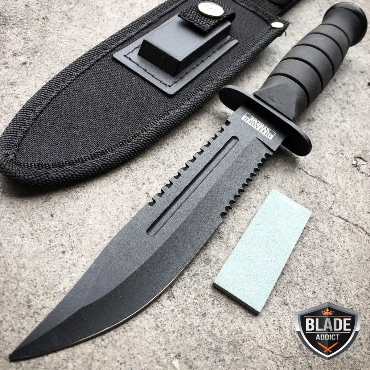 10.5″ Survival Fixed Blade Knife w/ Sheath