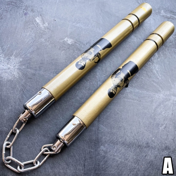 Wooden Nunchaku Nunchucks Martial Arts Self Defense Mall
