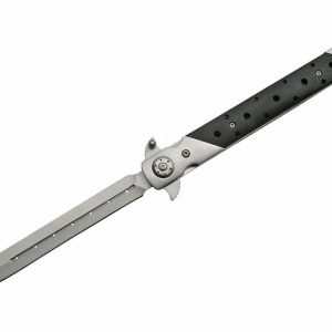TAC FORCE 13″ Extra Large Spring Assisted STILETTO HARDWOOD Pocket Knife