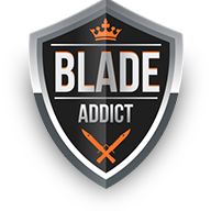 Blue FADE Straight Blade Barber Razor Folding Pocket Knife Shaving Cut Throat