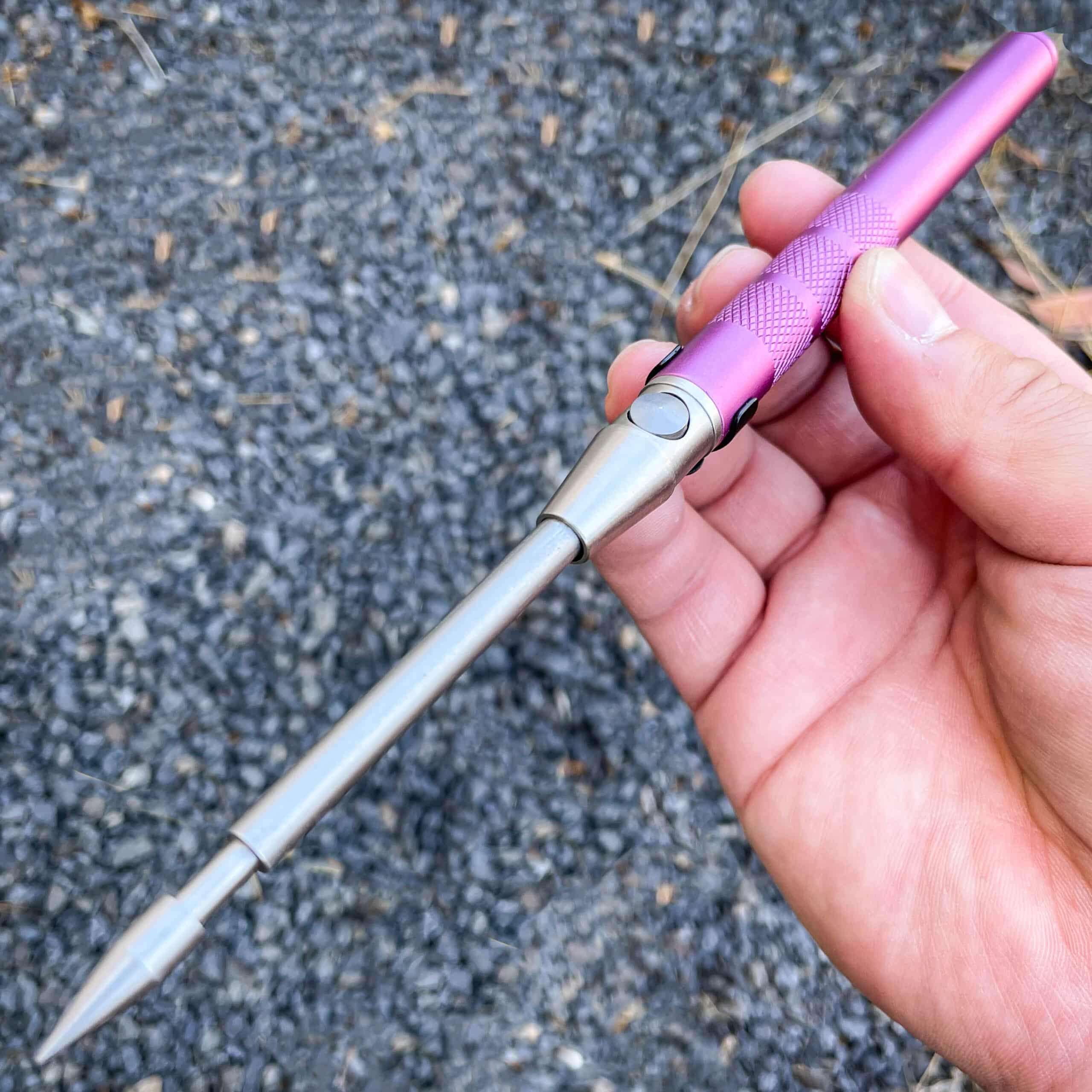 Guard Father Spike Automatic OTF Icepick Pink