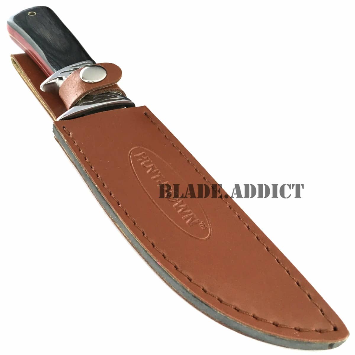 10.25" Fixed Blade Full Tang Hunting Skinning Knife  Survival Army Bowie Blade