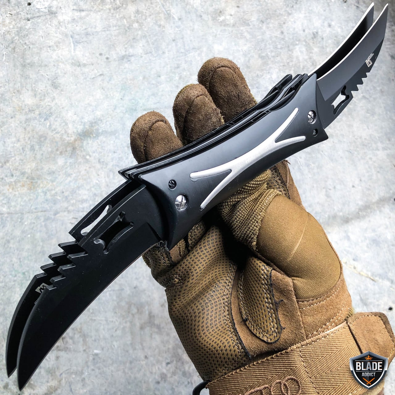 12 PC 6" Tactical Ninja Hunting Blade Kunai Throwing Knife Set w Sheath