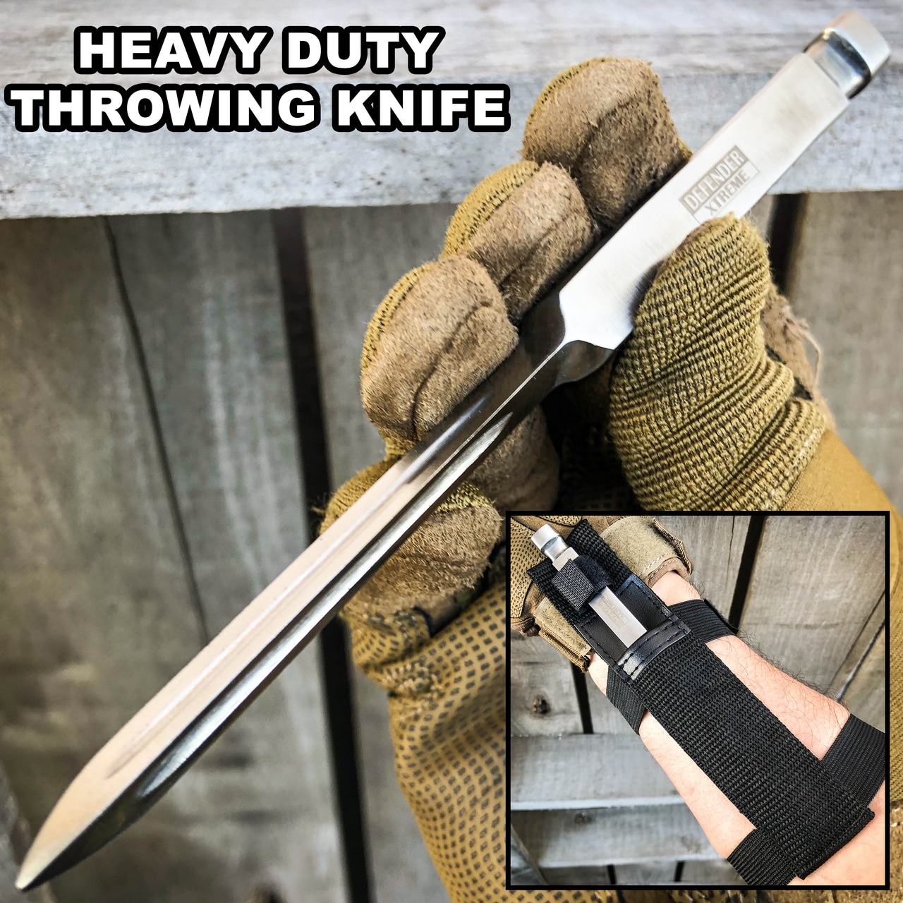 7" Ninja Tactical Throwing Spike Dart Quill Triangle Fixed Blade Kunai Knife NEW