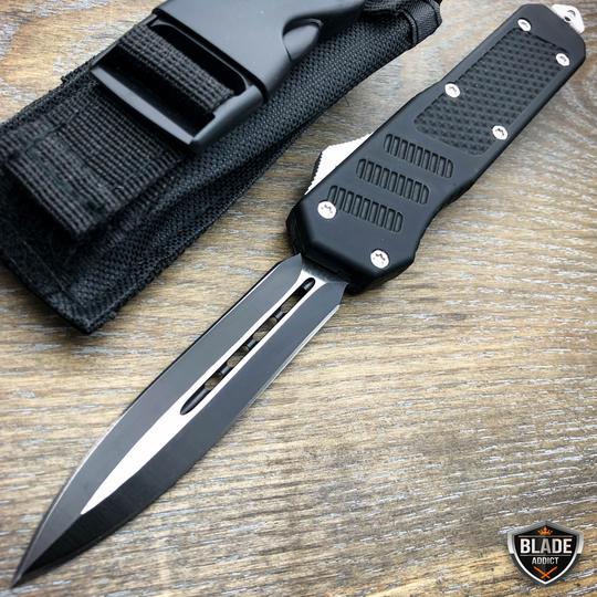 Armed Force Tactical 5.5" OTF Knife with K-Bar Handle