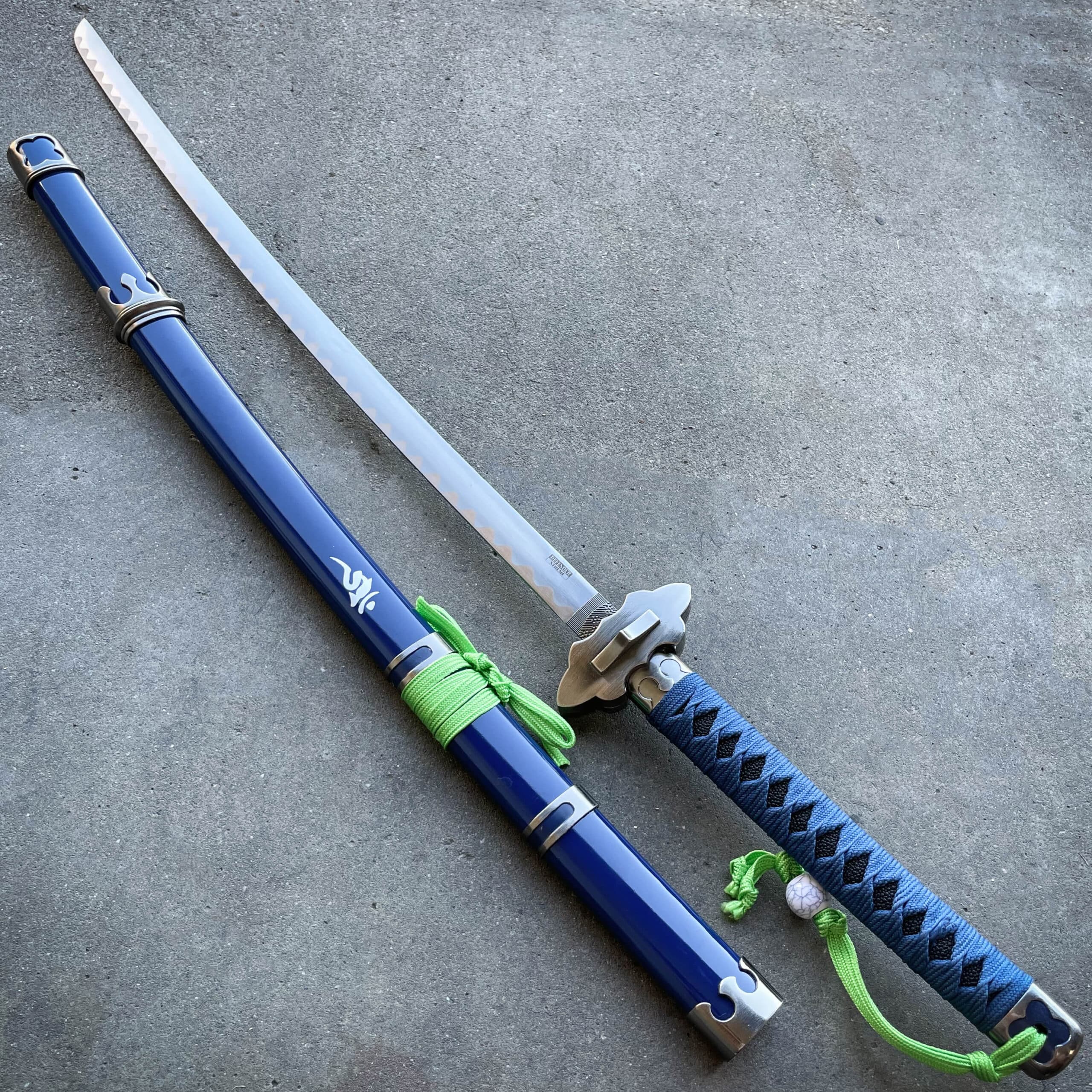 EXORCIST BLUE ANIME KATANA SWORD REPLICA Self Defense Mall