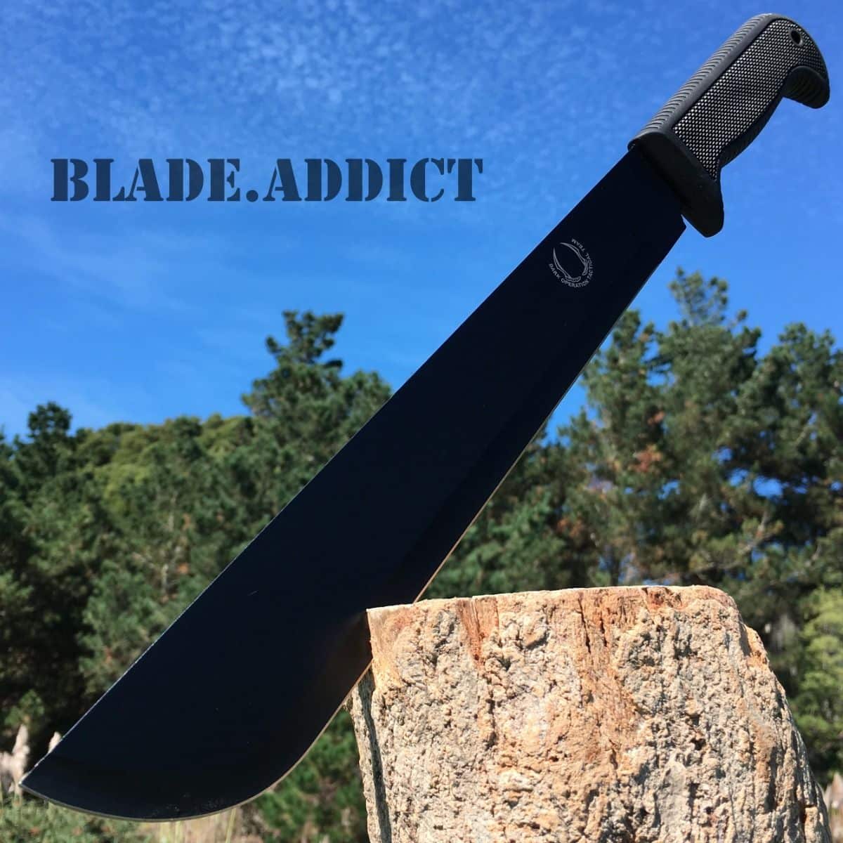 10.5" Stainless Steel Survival Skinning Hunting Knife Wood Bowie Camping
