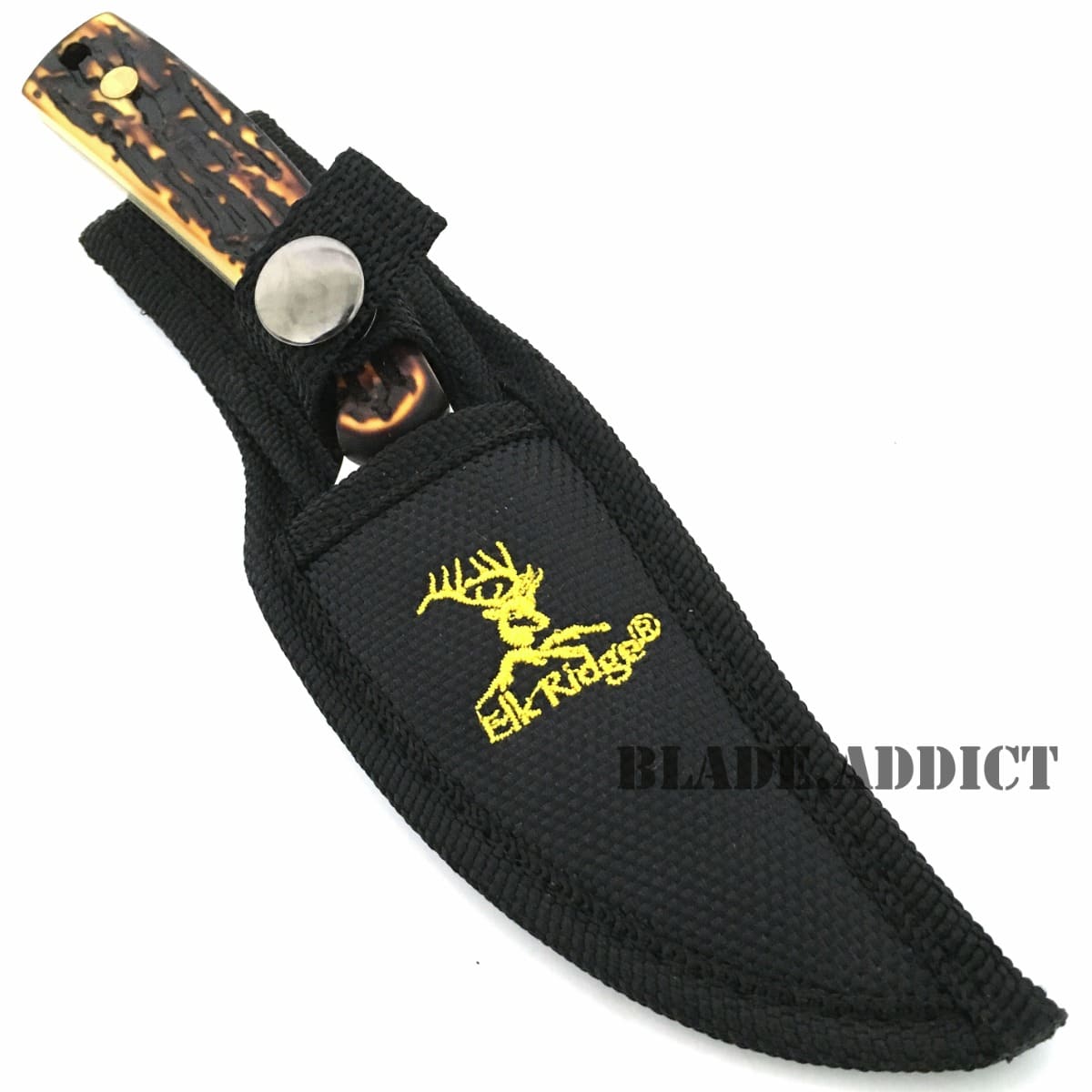 7" STAG TACTICAL SURVIVAL Skinning KNIFE Hunting Skinner Camping Fixed Blade