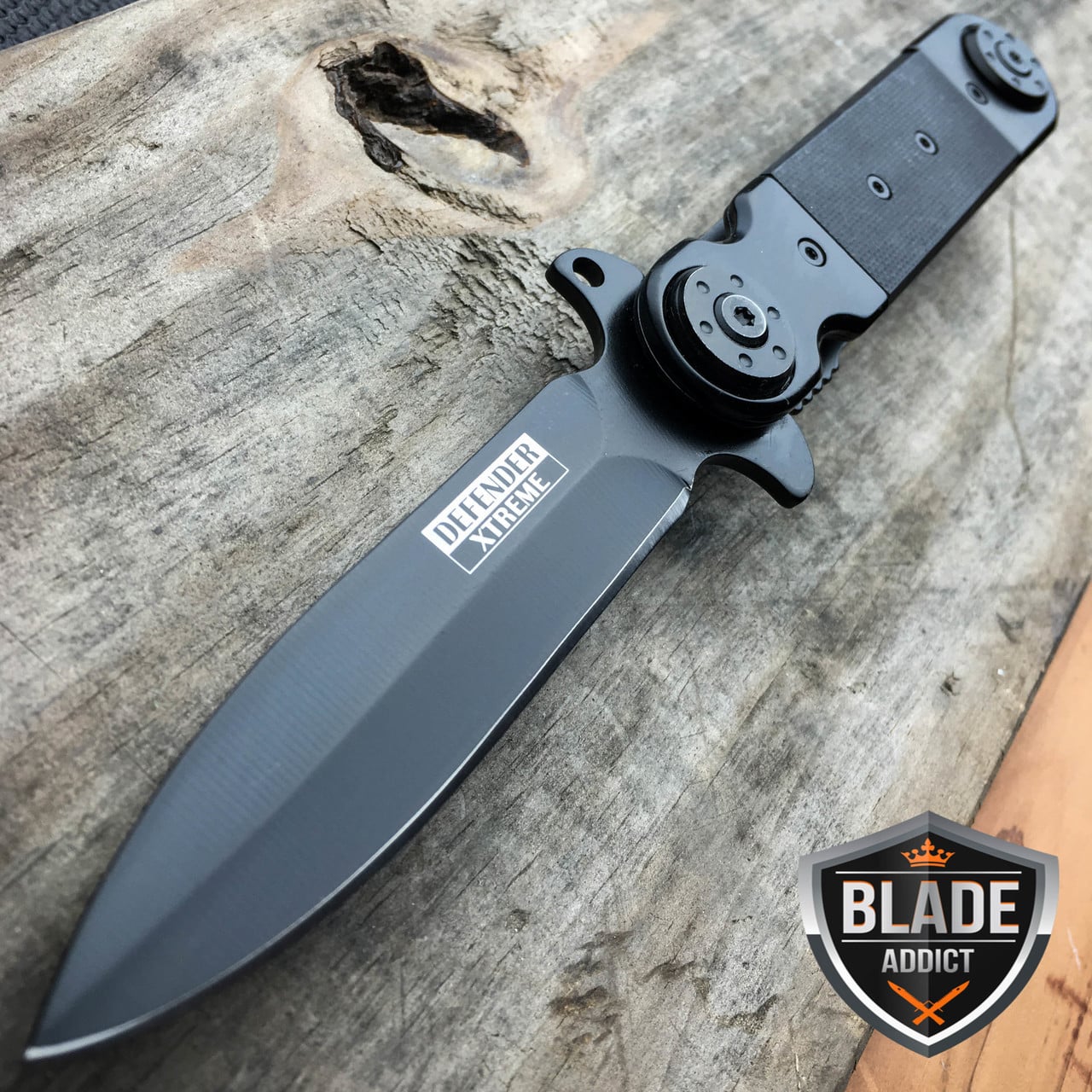 11" TACTICAL BOWIE SURVIVAL HUNTING KNIFE w/ Sheath Fishing military 9
