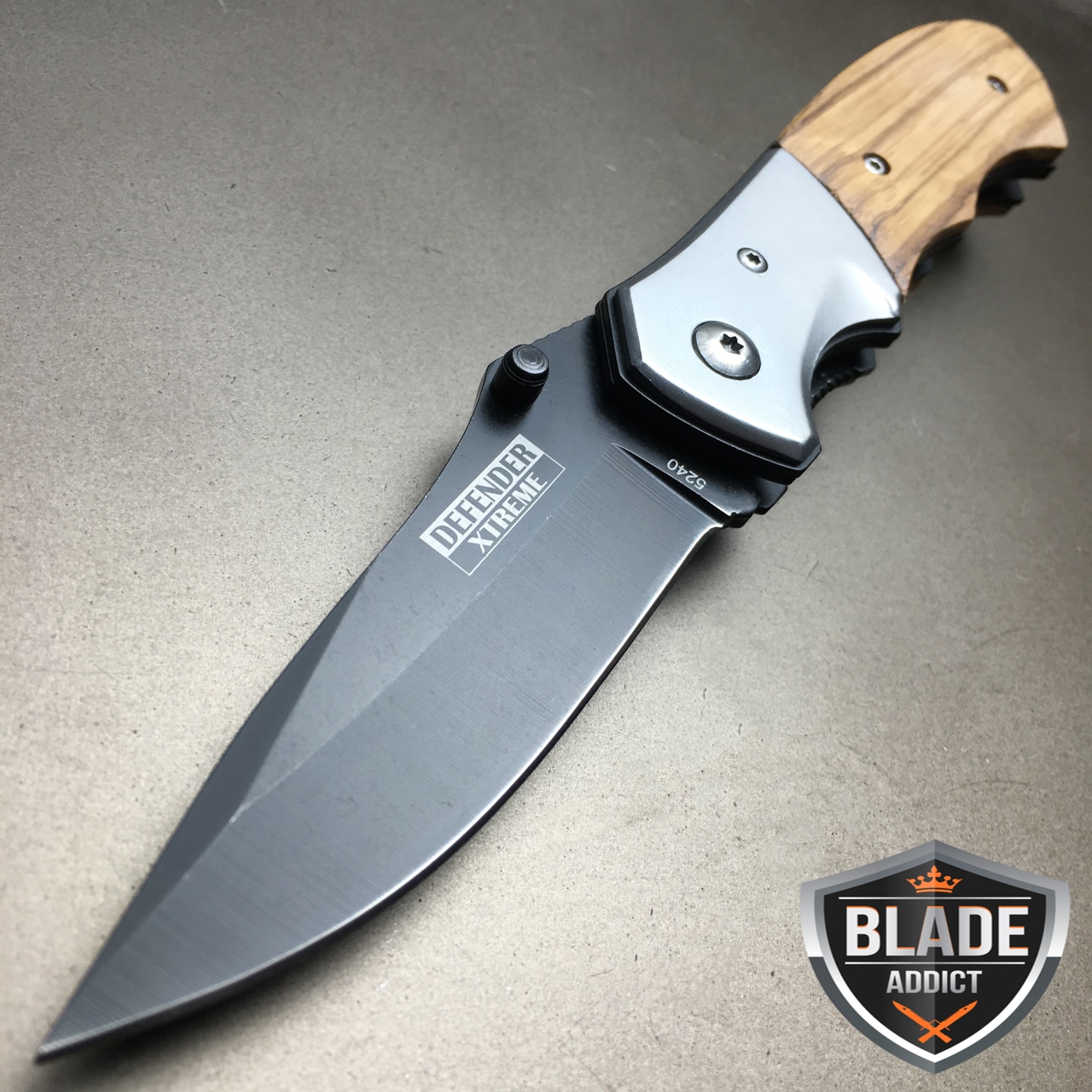 11" FULL TANG TACTICAL COMBAT FIXED BLADE HUNTING KNIFE SURVIVAL CAMPING BOWIE