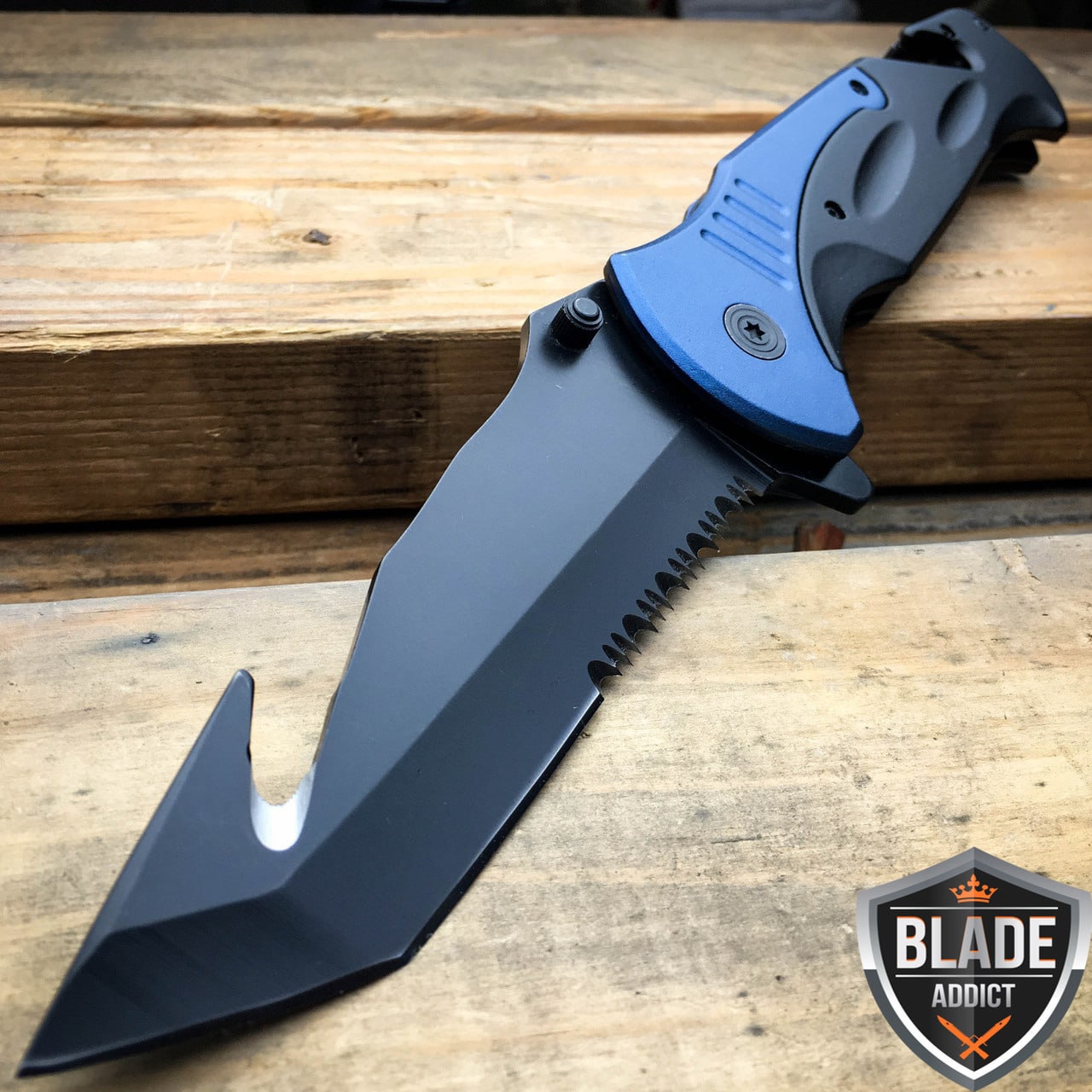8" TAC-FORCE Spring Assisted Open TACTICAL TANTO Folding Blade Pocket Knife NEW-