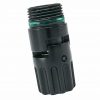 A black, cylindrical self-defense tool designed for P2P HDP 50 pepper spray or tear gas.