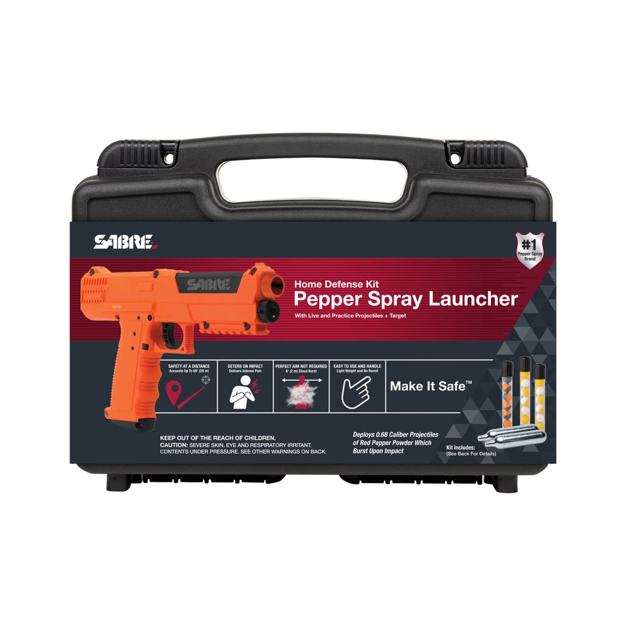 Pepper Spray Gun in Carry Box