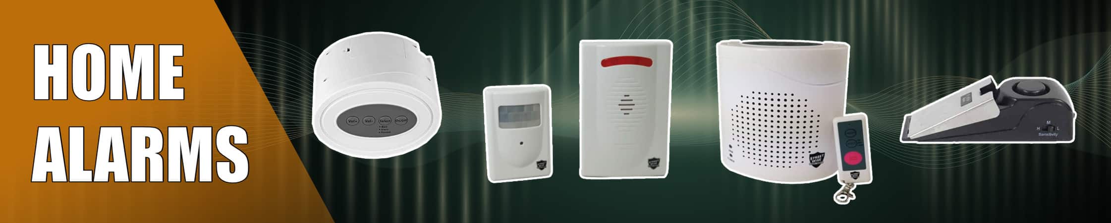 Home Alarms Banner