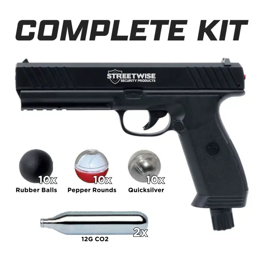 Streetwise Pepper Gun Complete Kit