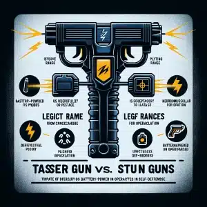 Stun Gun vs TASER Gun