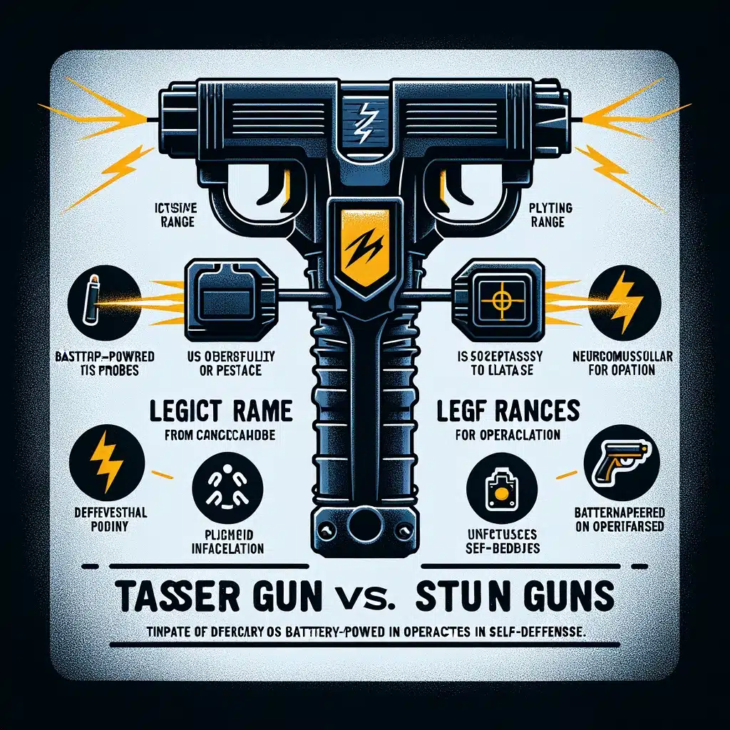 Stun Gun vs TASER Gun