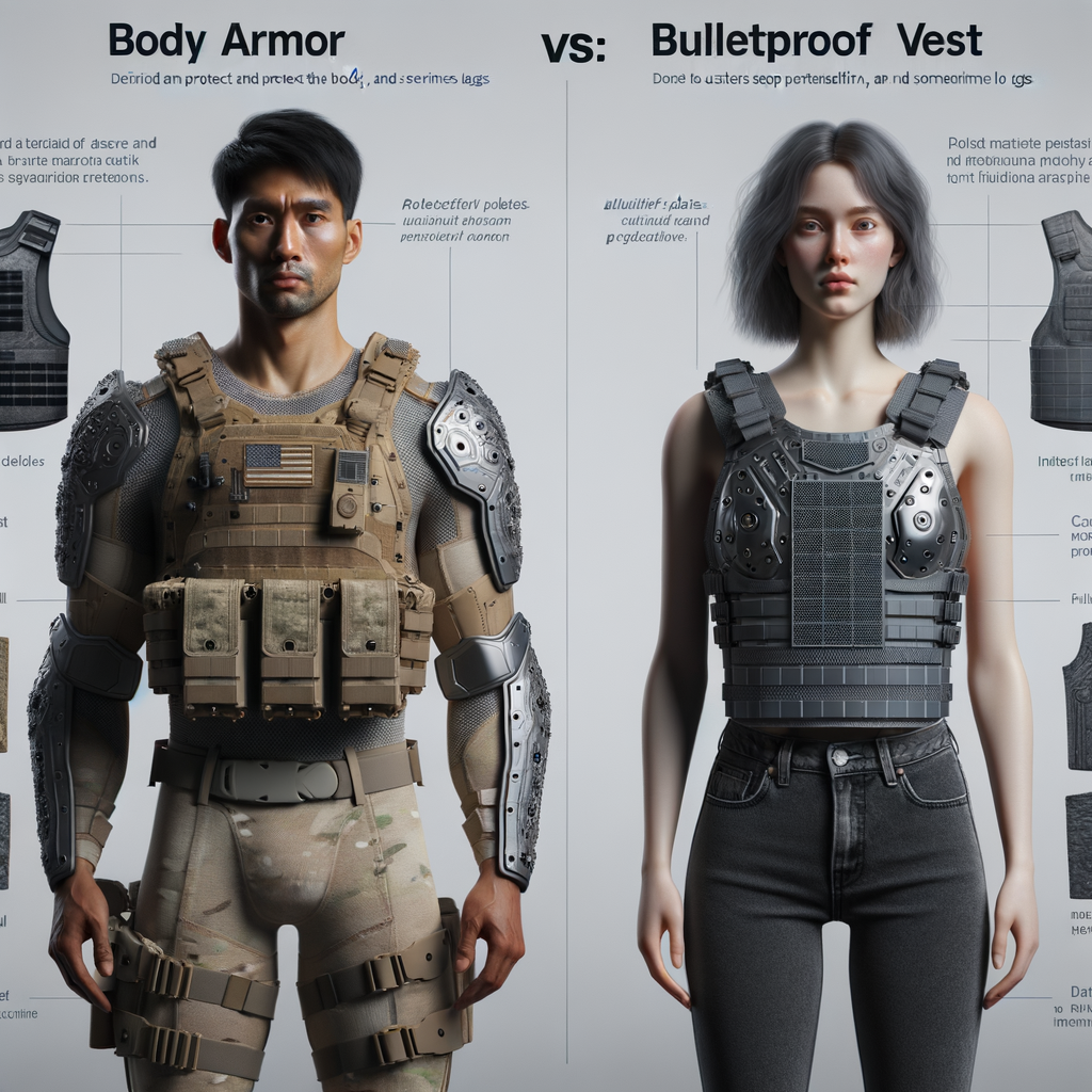 bulletproof vests vs body armor which is best for you.
