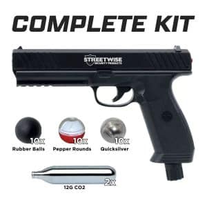 Streetwise Heat Pepper Spray Defense Kit - Maximum Strength & Range Safety