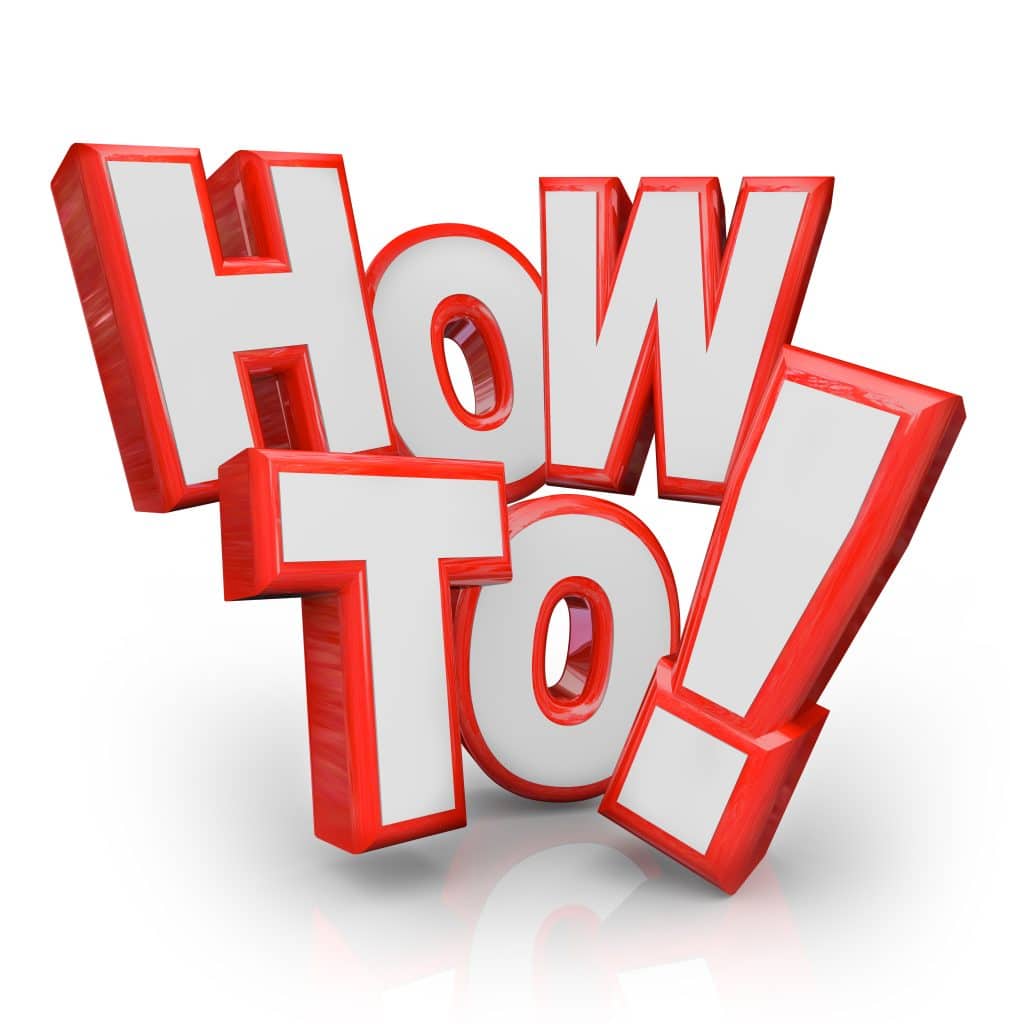 How To Words Advice Instructions Solve a Problem