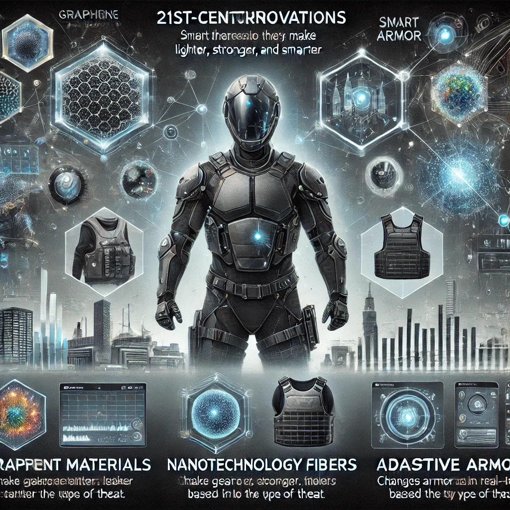An illustration depicting 21st-century innovations