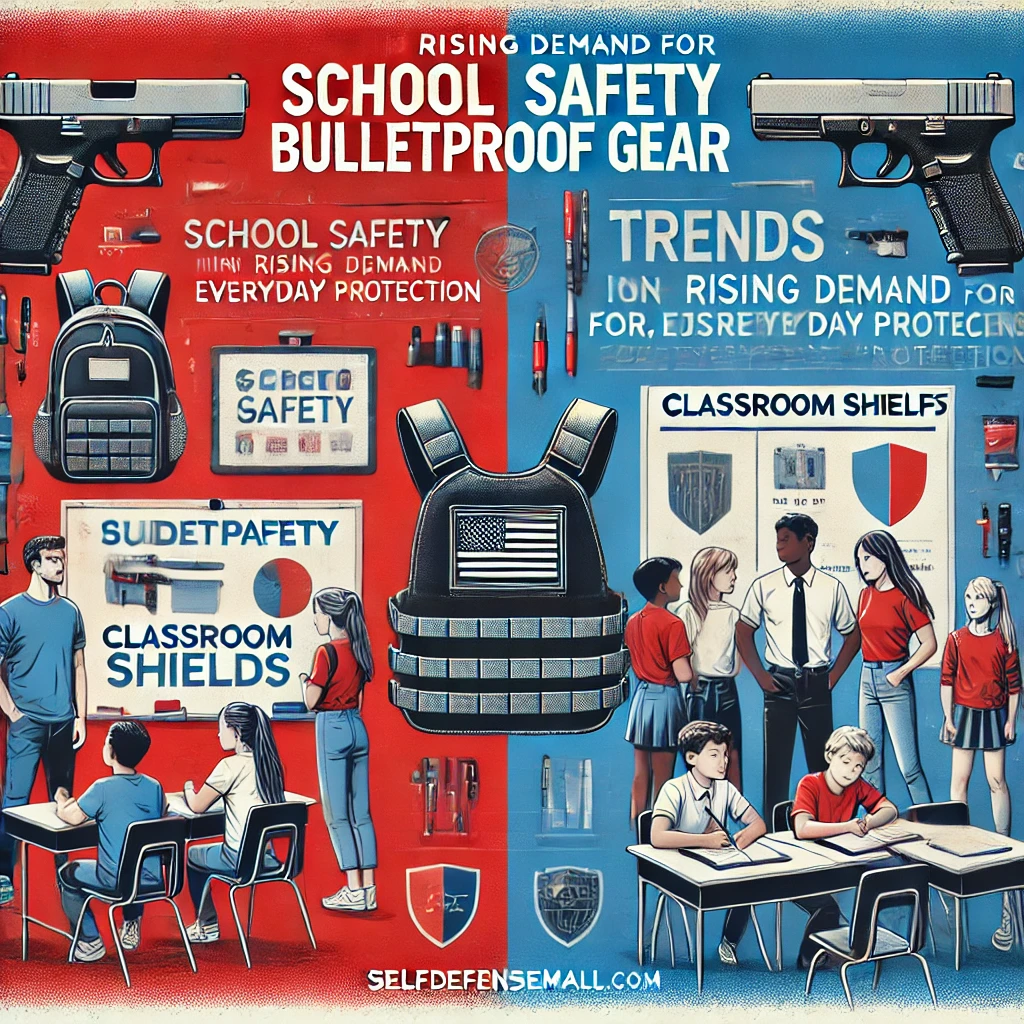 focusing on Students and School Staff using bulletproof gear