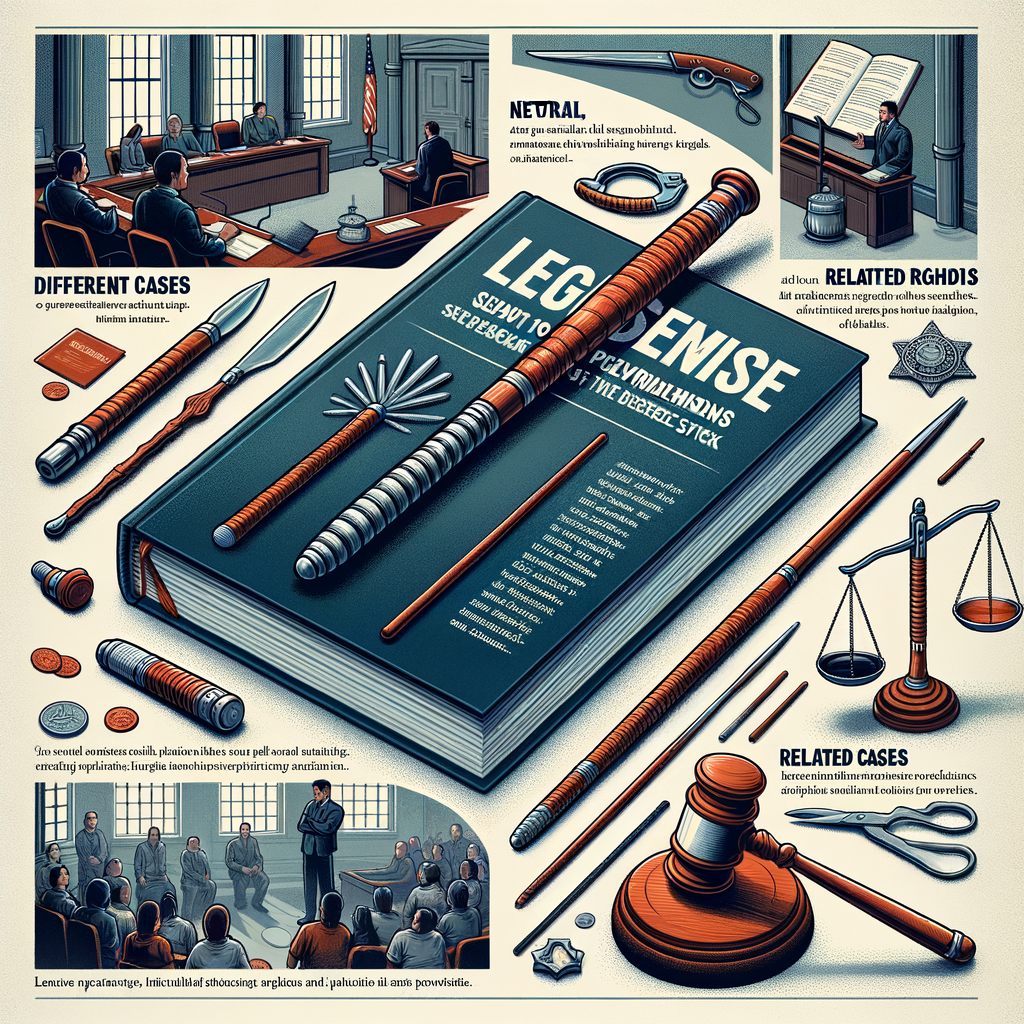 Legal Considerations for Self-Defense Sticks