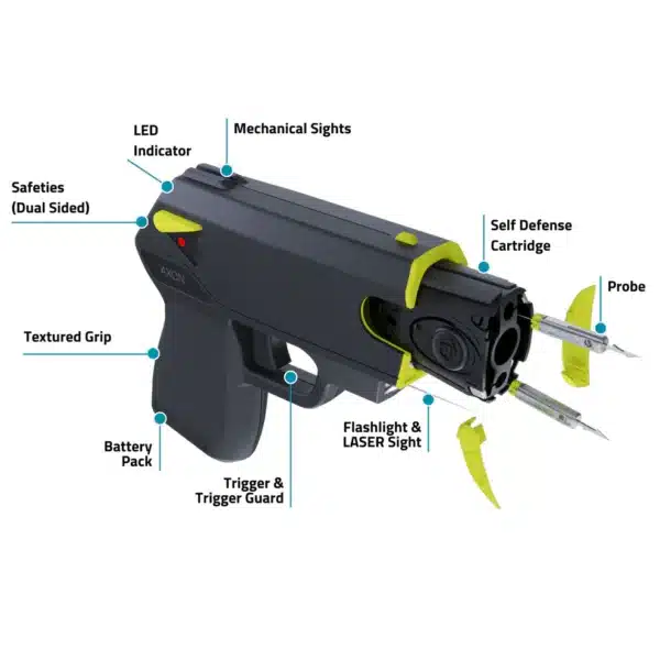 TASER Pulse 2 Self-Defense Stun Gun with Laser Targeting